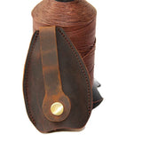 Vintage Crazy Horse Leather Key Wallet Keychain Covers Key Case Bag