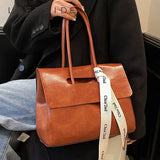 Vintage High-capacity Handbag for Office Women