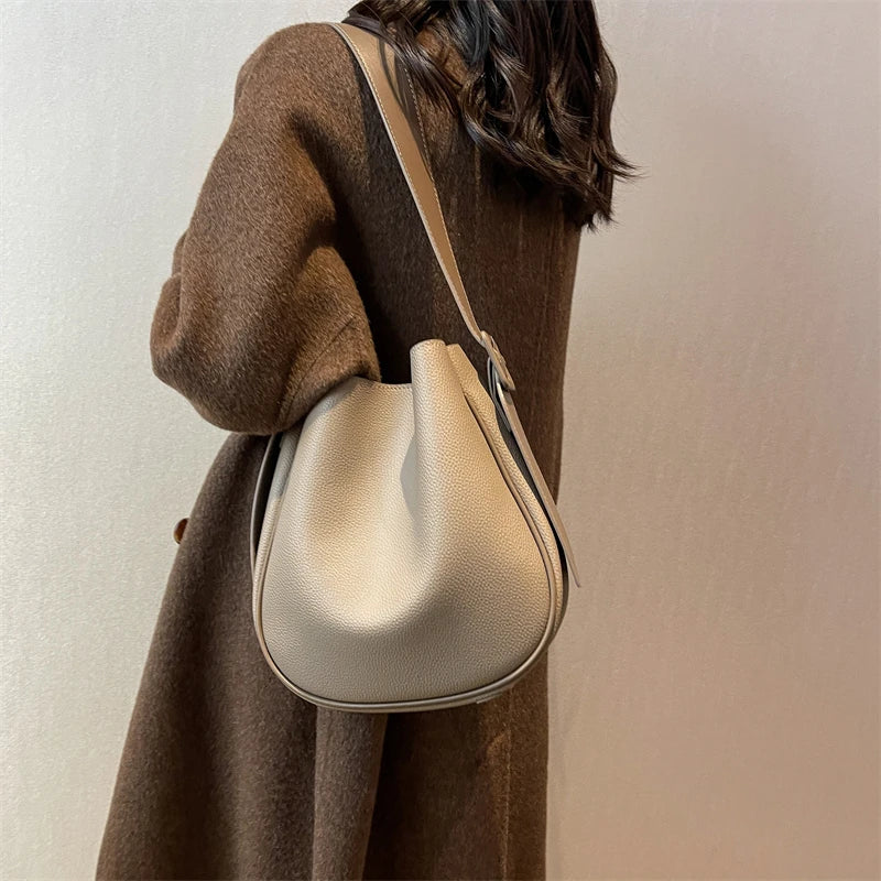 Vintage Small Leather Crossbody Bags for Women