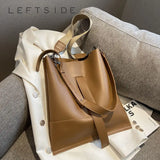 Vintage Winter Bucket Crossbody Bag for Women Y2K Handbags