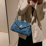 Canvas Shoulder Bags Casual Chain Crossbody Bag Female Handbag