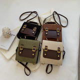 Corduroy Backpacks for Women Winter Female Small Backpack