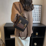 Corduroy Backpacks for Women Winter Female Small Backpack