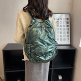 Fluffy Cotton Winter Backpack for Women