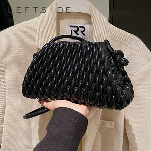 LEFTSIDE Leather Crossbody Bag for Women