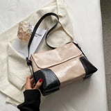 Vintage Small Leather Crossbody Bag Lady Hobo Purse
