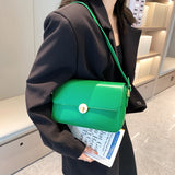 LEFTSIDE Flap Crossbody Bag Winter Small Leather Shoulder Handbag