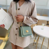 LEFTSIDE Leather Crossbody Bags for Women Summer Shoulder Bag with Short Handle