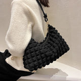 LEFTSIDE Lightweight Large Tote Bag Winter Soft Women's Handbag