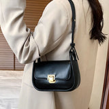 Small Leather Crossbody Bag Long Belt Female Shoulder Purse Handbag Underarm