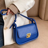 Small Leather Crossbody Bag Long Belt Female Shoulder Purse Handbag Underarm
