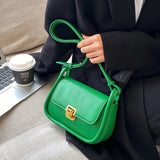 Small Leather Crossbody Bag Long Belt Female Shoulder Purse Handbag Underarm