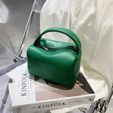 LEFTSIDE Mini PU Leather Handbag For Women Lady Travel Crossbody Bag