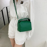 LEFTSIDE Mini PU Leather Handbag For Women Lady Travel Crossbody Bag