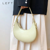 LEFTSIDE Shoulder Bag PU Leather Hobo Handbags Purse Lady Tote with Zipper