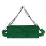 Women's Leather Shoulder Side Bag Small Crossbody Chain Purse