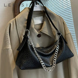 LEFTSIDE Shoulder Side Bags for Women Small Leather Crossbody Chain Handbags