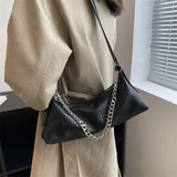 LEFTSIDE Shoulder Side Bags for Women Small Leather Crossbody Chain Handbags