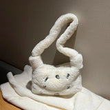 LEFTSIDE Shoulder Side Bags for Women Crossbody Bag Winter Faux Fur Purses