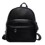 Small PU Leather Backpacks for Women Girls Back To School