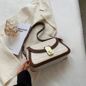 Stone Pattern Small Crossbody Bag for Women