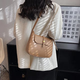 LEFTSIDE Vintage Crossbody Bags for Women Retro Small PU Leather Handbags