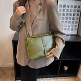 LEFTSIDE Vintage Shoulder Side Bags Women High Capacity Leather Crossbody