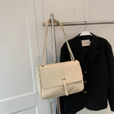 LEFTSIDE Vintage Shoulder Side Bags Women High Capacity Leather Crossbody