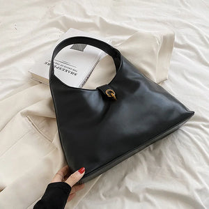 LEFTSIDE Vintage Shoulder Side Bags for Women Leather Hand Bag In Winter Handbag