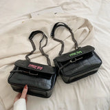 Small Metallic Top Handle Crossbody Bag Quilted Chain Handbag Purse