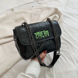 Small Metallic Top Handle Crossbody Bag Quilted Chain Handbag Purse