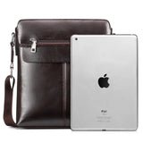 Men Shoulder Bag Leather Business Messenger Bags Casual Office Bags
