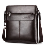 Men Shoulder Bag Leather Business Messenger Bags Casual Office Bags