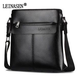 Men Shoulder Bag Leather Business Messenger Bags Casual Office Bags