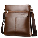 Men Shoulder Bag Leather Business Messenger Bags Casual Office Bags