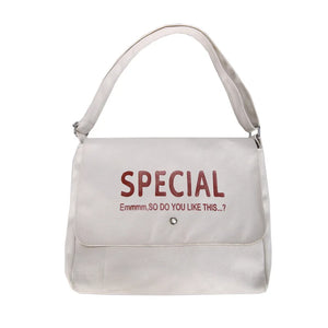 Canvas Messenger Bag for Students