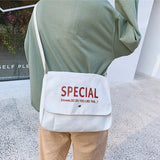 Canvas Messenger Bag for Students