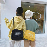 Canvas Messenger Bag for Students