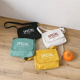 Canvas Messenger Bag for Students