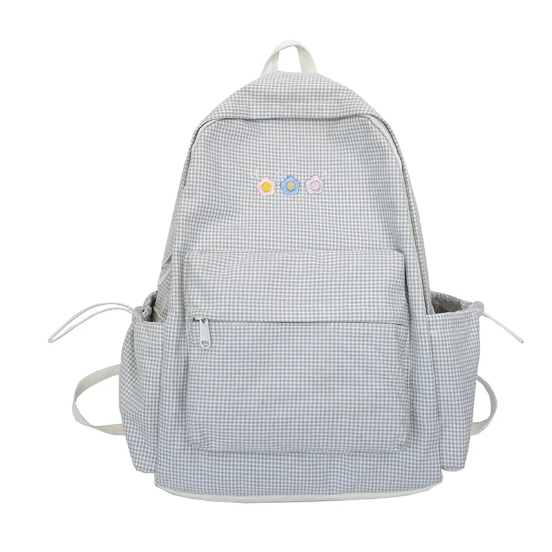 Canvas Backpack Shoulder Bags Large Capacity School Bags for Teenage Girls