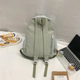 Canvas Backpack Shoulder Bags Large Capacity School Bags for Teenage Girls