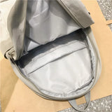 LENLEI Waterproof Nylon Women Backpack Cartoon Fruit Embroidery Girl School