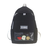 Cartoon Schoolbag For Teenage Girls, Waterproof Nylon Female Backpack