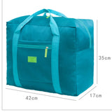 Large Size Nylon Foldable Waterproof Luggage Bag Storage Carry-On Duffle Bag