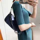 LMQ Women Casual Handbag Purse Chain Shoulder Crossbody Bag