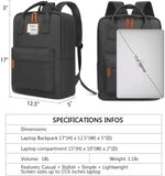 School Bags 15.6 Inch Laptop Backpack 18L Shoulder Bagpack Travel Men's Backpack