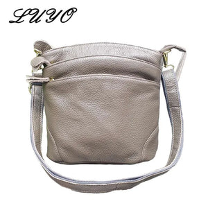 Cow Leather Shoulder Bag Flap for Women Mummy Casual Messenger