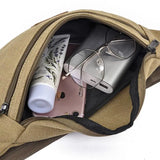 Canvas Hip Bag Waist Bag Chest Bag Fanny Pack Purse