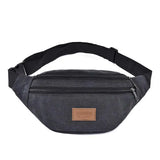 Canvas Hip Bag Waist Bag Chest Bag Fanny Pack Purse