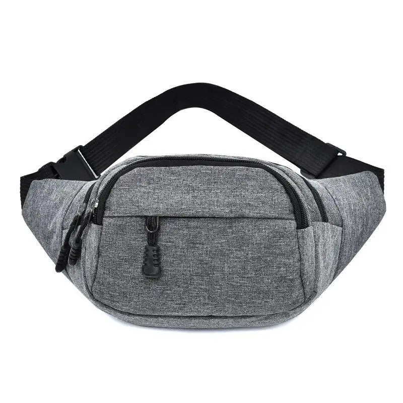 Canvas Waist Bag Men Chest Bag Fanny Pack Women Bag